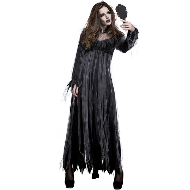 Wholesale Ghost Bride Costume - Gothic Cemetery Zombie Dress