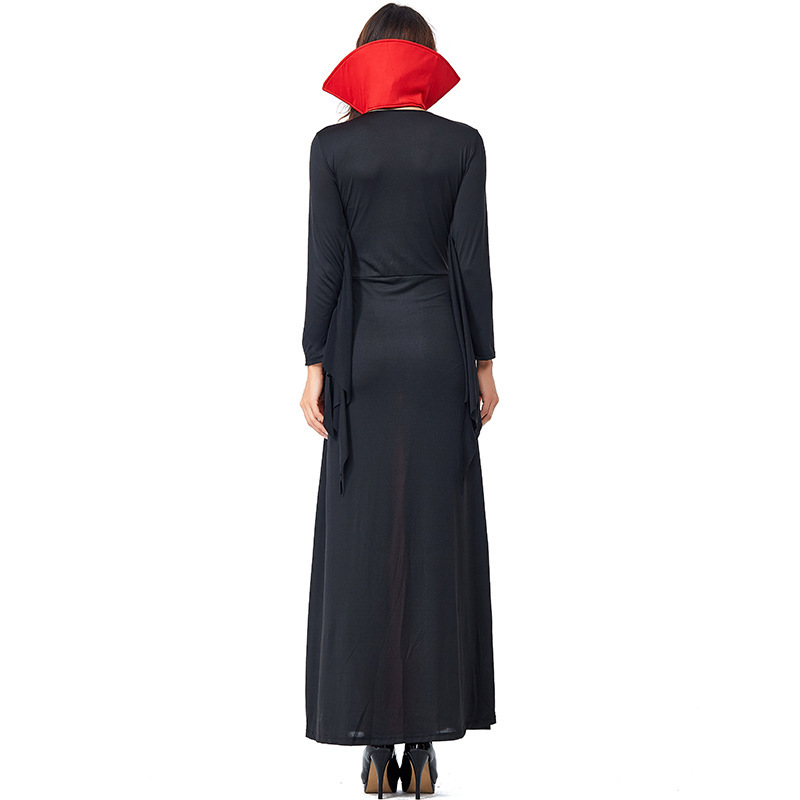 Wholesale Lady Vampire Costume - Female Gothic Bat-Wing Dress