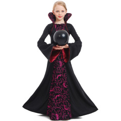 Wholesale Girls Vampire Costume - Gothic Royal Kid Dress