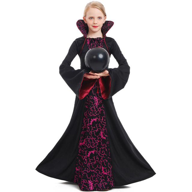 Wholesale Girls Vampire Costume - Gothic Royal Kid Dress