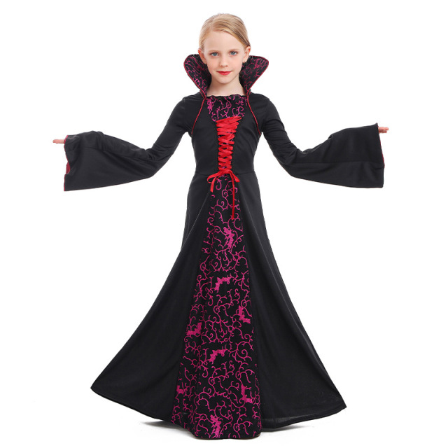 Wholesale Girls Vampire Costume - Gothic Royal Kid Dress