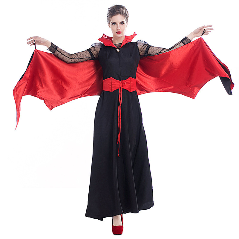 Wholesale Vampire Halloween Costume Women - Victorian Gothic Dress