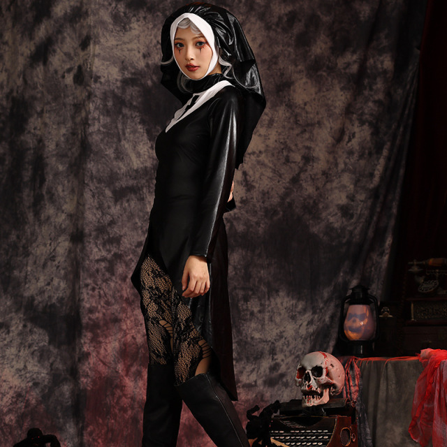 Nun Halloween Costume Zombie - Wholesale Zombie Costume Women Set
