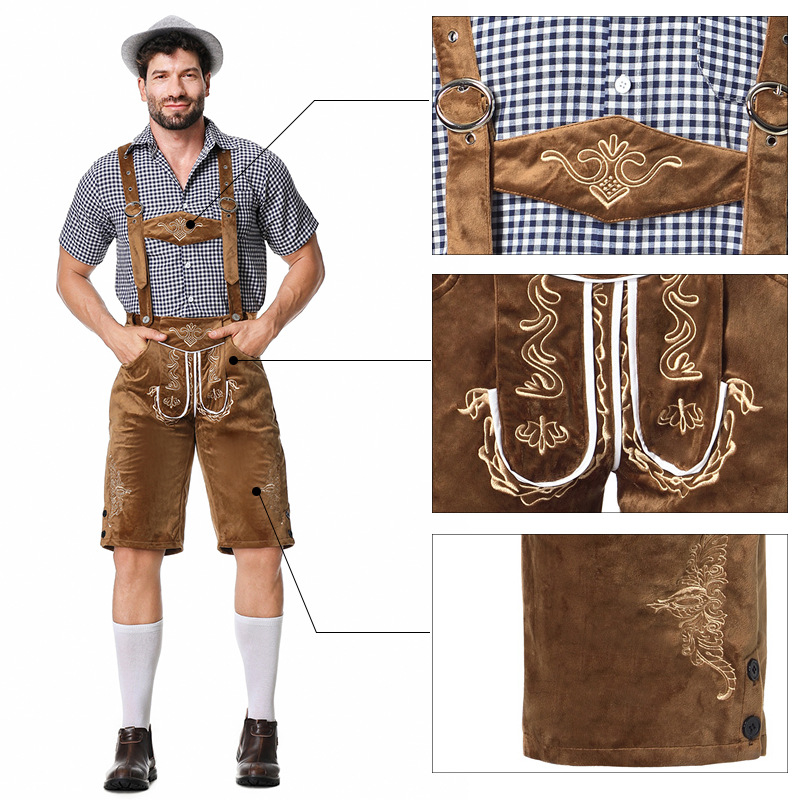 Oktoberfest Mens Leather Shorts