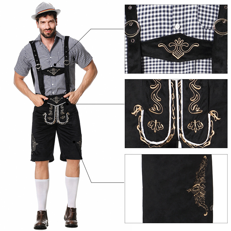 Oktoberfest Mens Leather Shorts