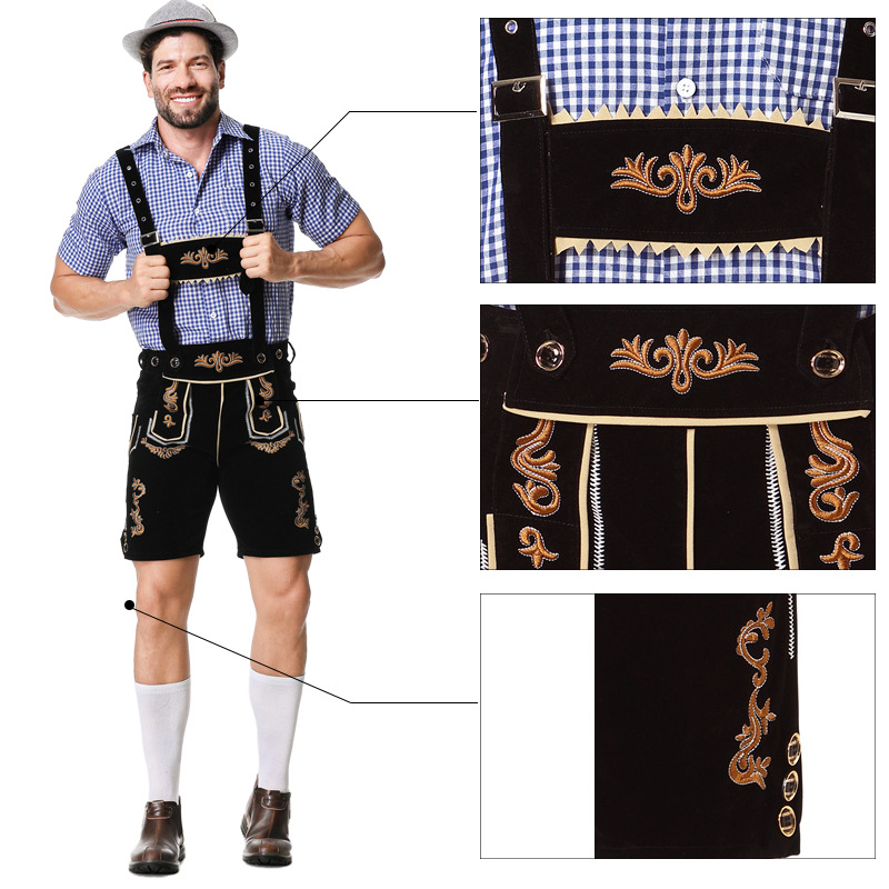 Oktoberfest Mens Leather Shorts