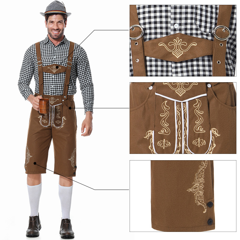 Oktoberfest Mens Leather Shorts