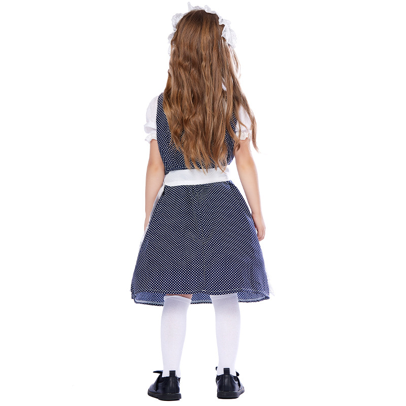 Oktoberfest Girls Blue Dirndl