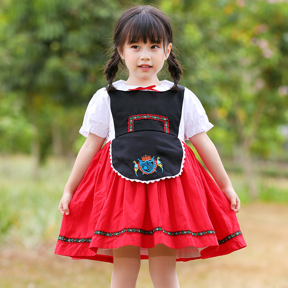 Oktoberfest Girls Little Butler Dress