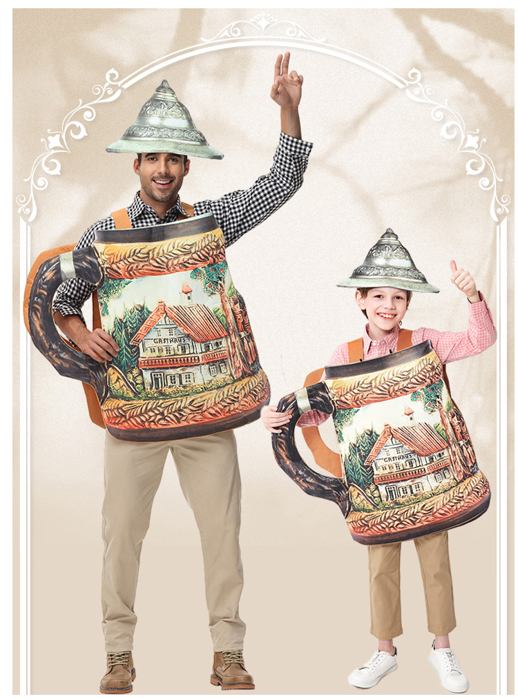 Oktoberfest Family Beer Stein Costume