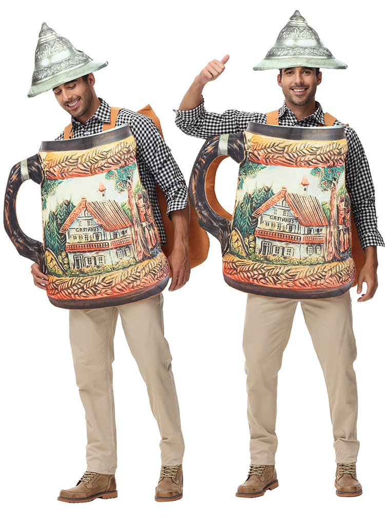 Oktoberfest Adult Beer Stein Costume