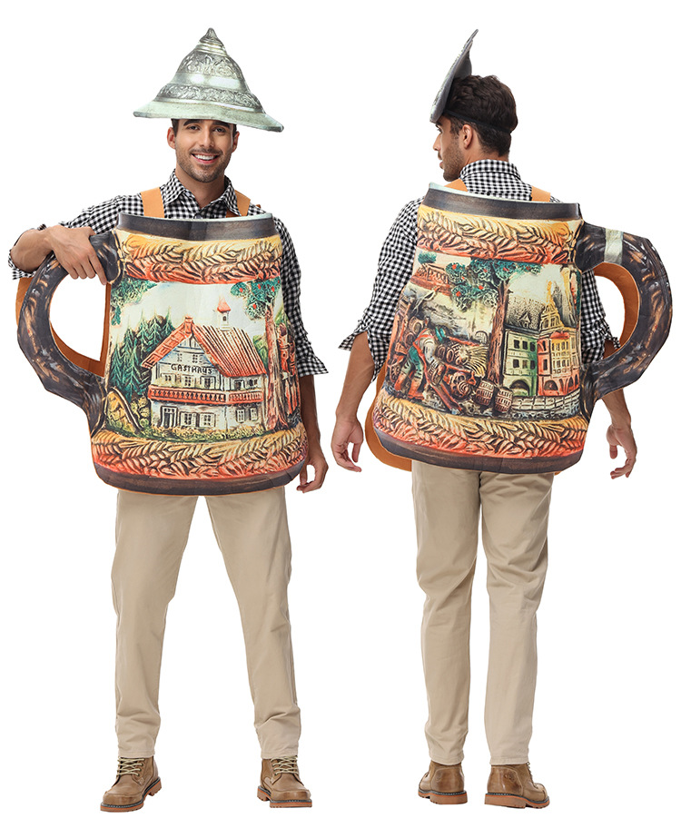 Oktoberfest Adult Beer Stein Costume
