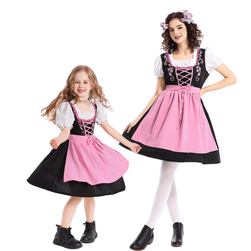 Wholesale Matching Family Dirndl Outfit - Mommy & Me Bavarian Dresses