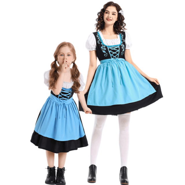 Wholesale Matching Family Dirndl Outfit - Mommy & Me Bavarian Dresses