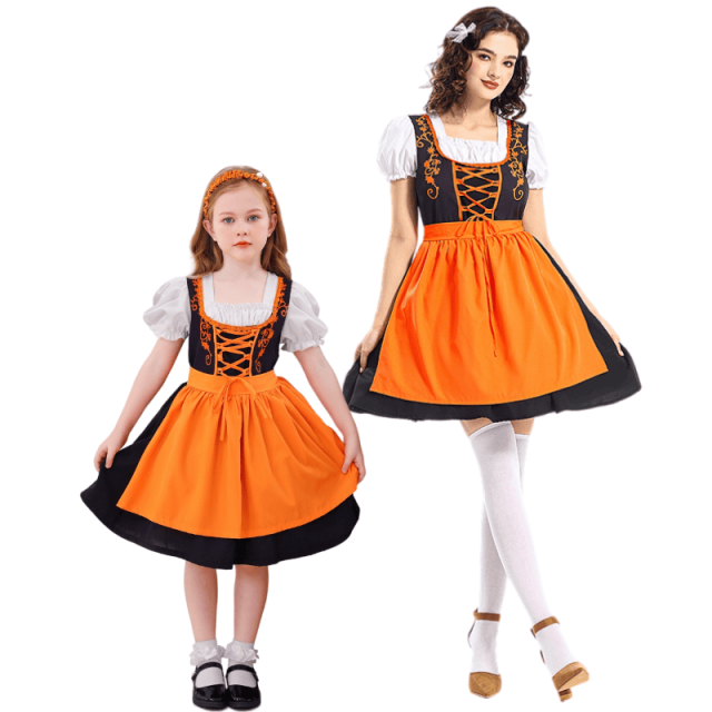 Wholesale Matching Family Dirndl Outfit - Mommy & Me Bavarian Dresses