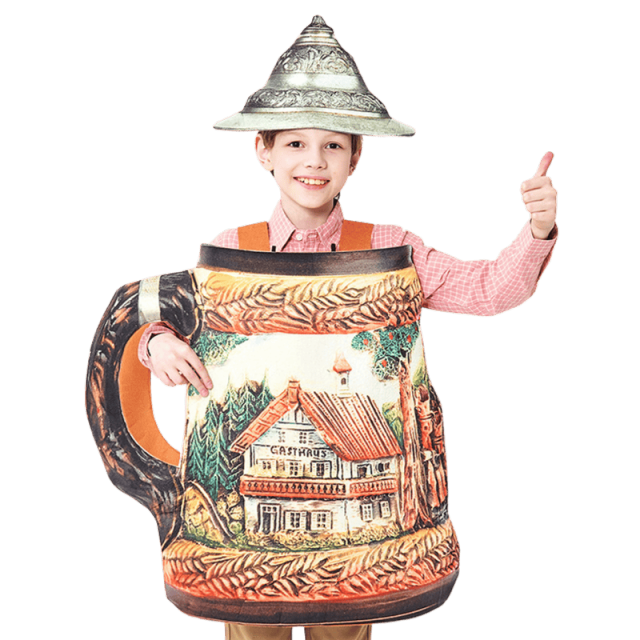 Wholesale Beer Stein Mug Costume - Novelty Oktoberfest Outfit Ideas