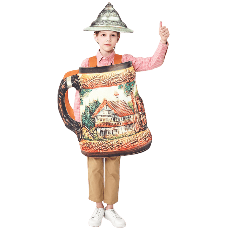Wholesale Beer Stein Mug Costume - Novelty Oktoberfest Outfit Ideas