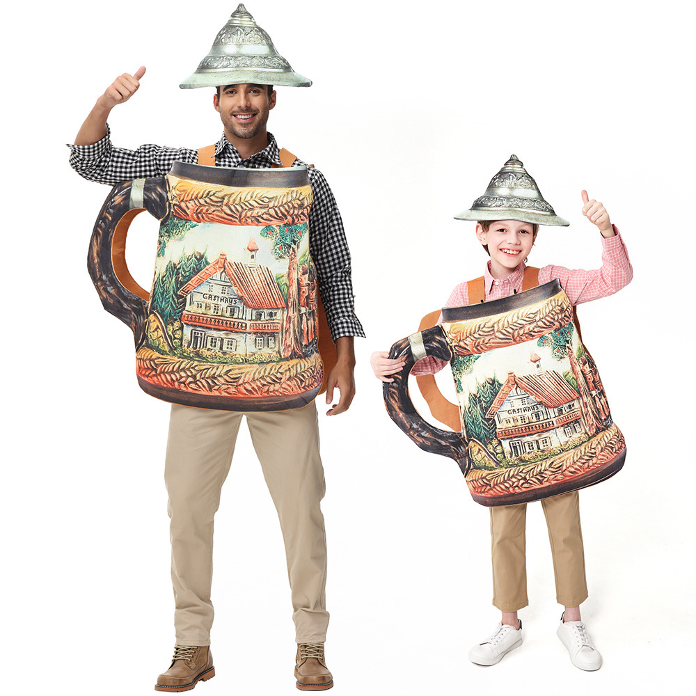 Wholesale Family Oktoberfest Outfits - Matching 3D Beer Stein Costumes