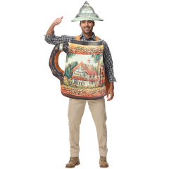 Wholesale Men's Oktoberfest Costumes - 3D Beer Stein Mug Outfit