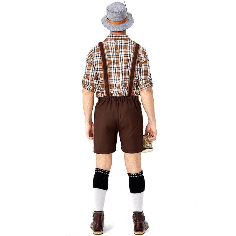 Wholesale German Attire Lederhosen - Men's Oktoberfest Outfit