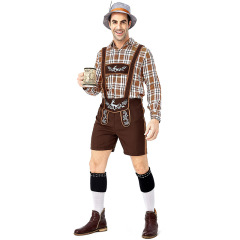 Wholesale German Attire Lederhosen - Men's Oktoberfest Outfit