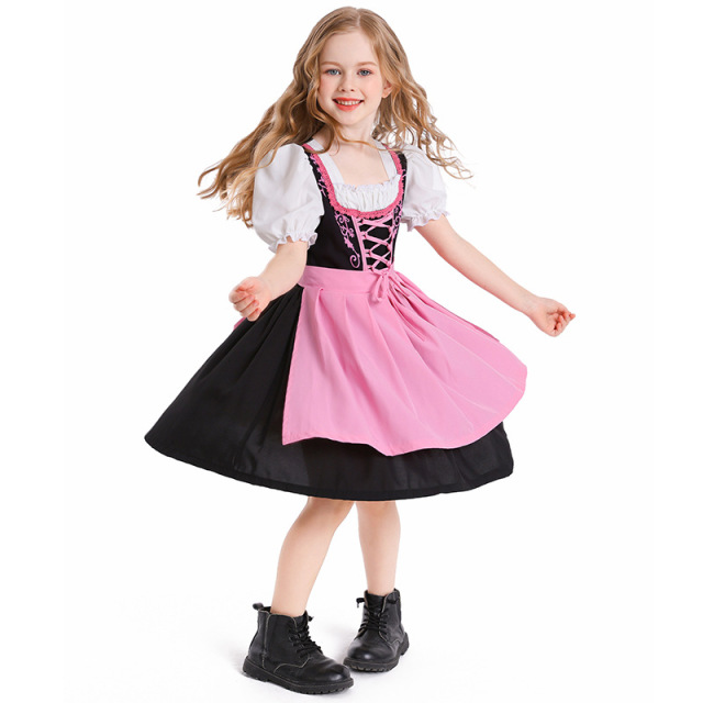 Wholesale Girls Bavarian Dress & Pet - Oktoberfest Dirndl Costume