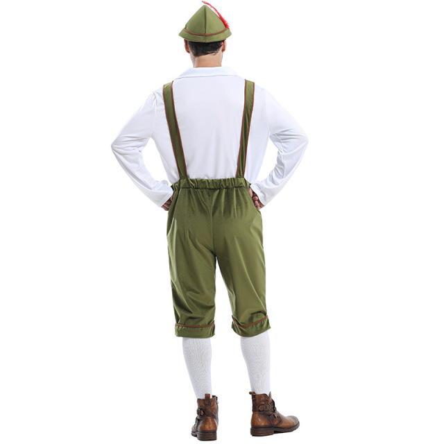 Wholesale Men's Oktoberfest Attire - Traditional Bavarian Lederhosen Set