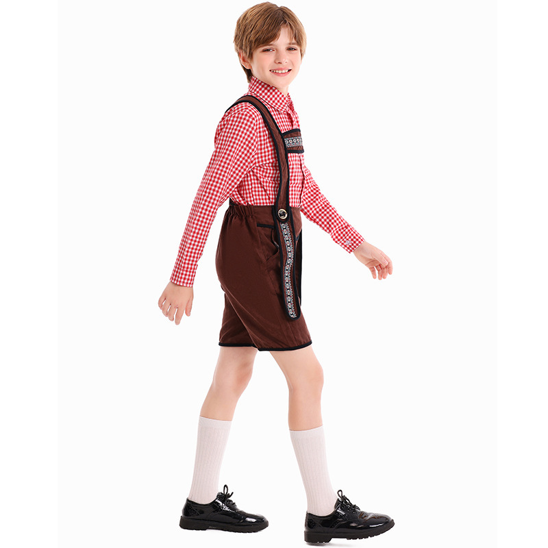 Wholesale Octoberfest Costume - Boys Traditional German Lederhosen