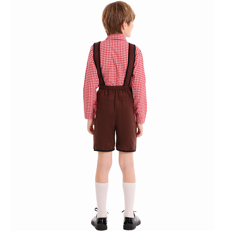 Wholesale Octoberfest Costume - Boys Traditional German Lederhosen