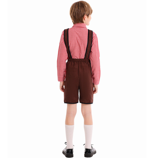 Wholesale Octoberfest Costume - Boys Traditional German Lederhosen