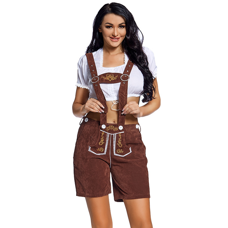 Wholesale Sexy Lederhosen - Oktoberfest Outfit Female