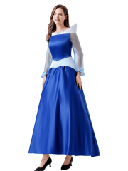Wholesale Princess Gown - Classic Aurora Blue Dress Costume