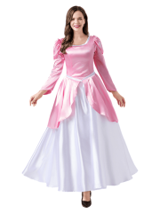 Wholesale Princess Gown - Pink Ariel Halloween Costume