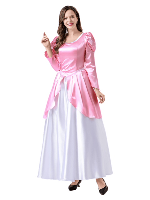 Wholesale Princess Gown - Pink Ariel Halloween Costume