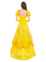 Classic Princess Ballgown - Yellow Belle Dress & Glove Set