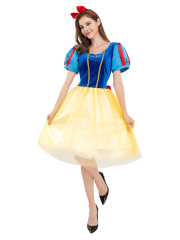 Sexy Wholesale Party Mini Dress - Snow White Adult Costume & Headband
