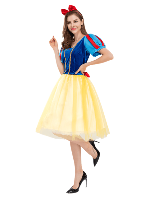 Sexy Wholesale Party Mini Dress - Snow White Adult Costume & Headband