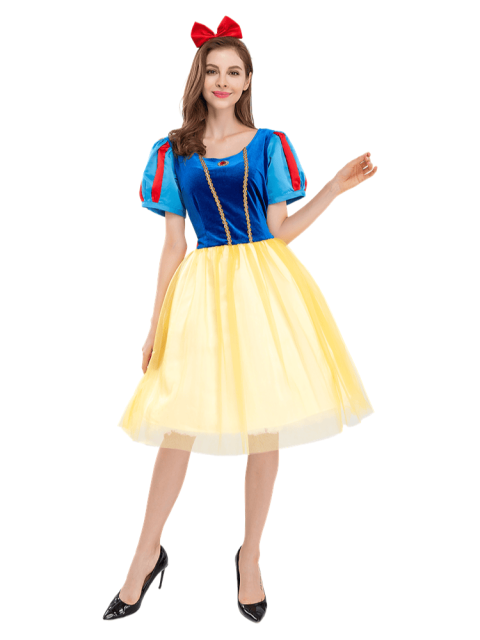 Sexy Wholesale Party Mini Dress - Snow White Adult Costume & Headband