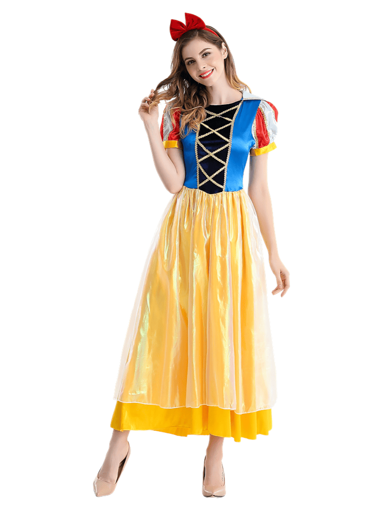 Wholesale Premium Classic Princess Dress - Adult Snow White Costume & Bow