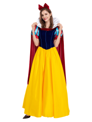 Wholesale Authentic Storybook Princess Dress - Snow White Costume & Cape Set
