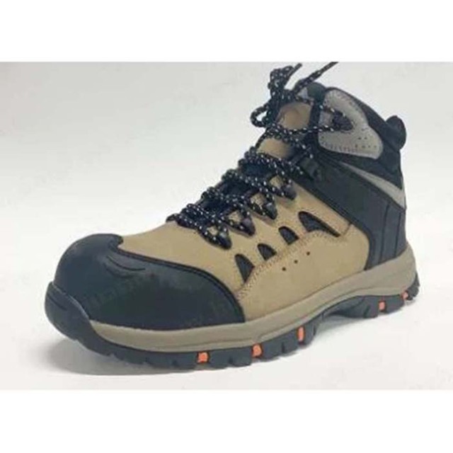 New Fashion Outdoor Sport Nubuck Leather Ankle Safety Shoes Anti-Shock hiking Shoes Comfortable Breathable Shoes Wholesale Sport Lace up Lightweight hiking Men Fashion Casual Sneaker Comfortable Breathable Hiking Shoes