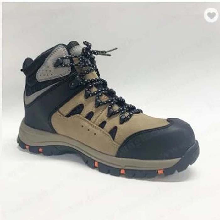 New Fashion Outdoor Sport Nubuck Leather Ankle Safety Shoes Anti-Shock hiking Shoes Comfortable Breathable Shoes Wholesale Sport Lace up Lightweight hiking Men Fashion Casual Sneaker Comfortable Breathable Hiking Shoes