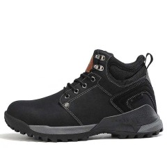 New Men Leather Boots Hiking Shoes Trekking Outdoor Waterproof Hiking Boots Sport Camping hiking Mountain Shoes Outdoor Waterproof Casual Lightweight Fashion Hiking Shoes Men Trekking Walking hiking Trail Running Shoes