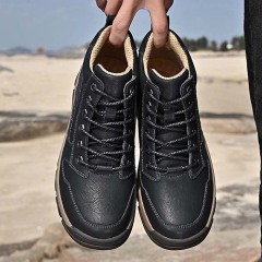 New Style Fashion Hiking Sneakers Trekking Mountain Waterproof hiking Athletic Men′s Comfortable Breathable Shoes Men Fashion hiking Outdoor Safety Shoes Sport Leisure Footwear Cow Suede Leather Fabric Working Breathable Shoes