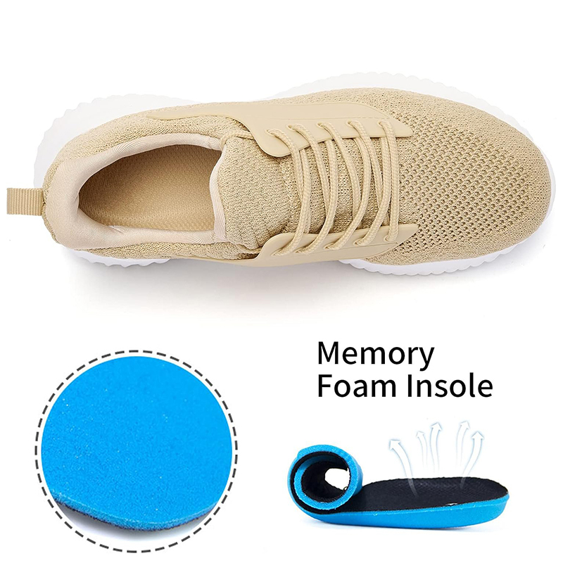 Lightweight Women Tennis Shoes Walking Sneakers Running Slip On Gym Athletic Workout Nursing Comfort Work Shoe Women's Walking Shoes Slip on Tennis Sneakers Casual Athletic Running Lightweight Breathable Mesh Knit Non Slip Shoes