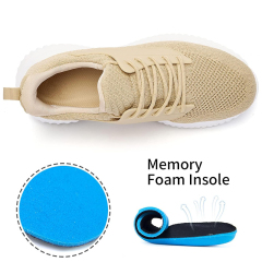 Lightweight Women Tennis Shoes Walking Sneakers Running Slip On Gym Athletic Workout Nursing Comfort Work Shoe Women's Walking Shoes Slip on Tennis Sneakers Casual Athletic Running Lightweight Breathable Mesh Knit Non Slip Shoes