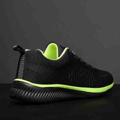 Men‘s Knit Sneakers Lightweight Running Shoes Athletic Gym Training Running Shoes Anti-Slip Walking Fitness Sneakers Customized Logo Outdoor Breathable Mesh Running Shoes Athletic Jogging Shoes Men Sport Running Footwear