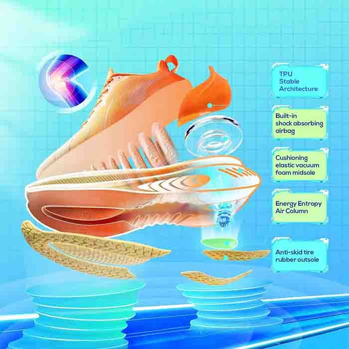 New Cushioning Running Shoes for Men Suitable Heavy Runners Lace Up Sports Women Non-Slip Outdoor Athletic Male Sneakers Mens And Women Sneakers Outdoor Running Shoes Athletic Workout Shoes Gym Shoes Sports Running Shoes