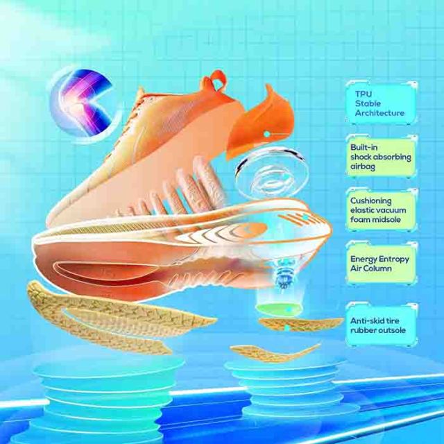 New Cushioning Running Shoes for Men Suitable Heavy Runners Lace Up Sports Women Non-Slip Outdoor Athletic Male Sneakers Mens And Women Sneakers Outdoor Running Shoes Athletic Workout Shoes Gym Shoes Sports Running Shoes