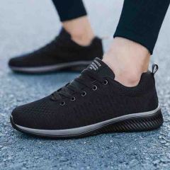 Men‘s Knit Sneakers Lightweight Running Shoes Athletic Gym Training Running Shoes Anti-Slip Walking Fitness Sneakers Customized Logo Outdoor Breathable Mesh Running Shoes Athletic Jogging Shoes Men Sport Running Footwear